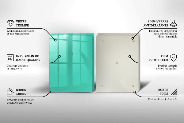 Glas Ceranfeldabdeckung Grüne Farbe
