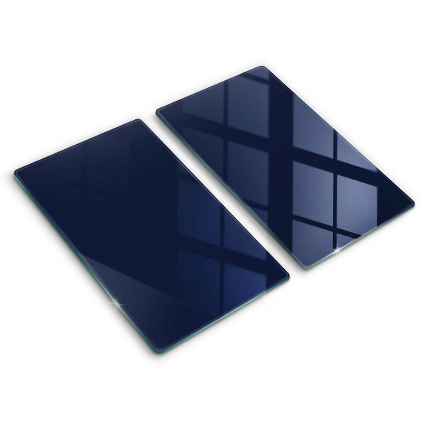 Glas Ceranfeldabdeckung Navy blau