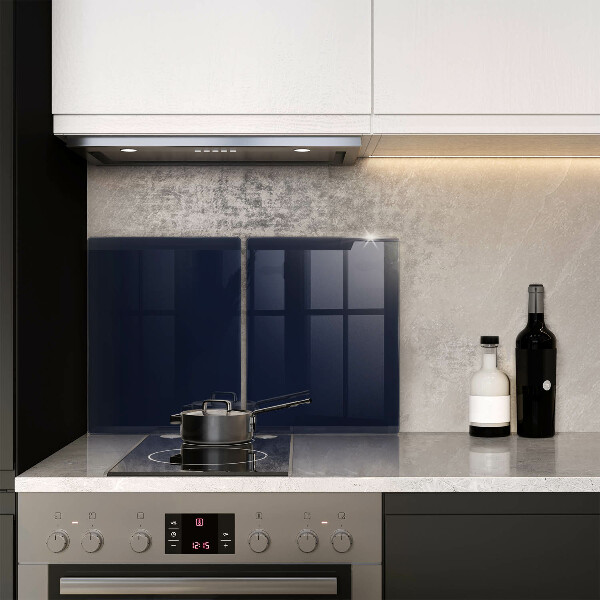 Glas Ceranfeldabdeckung Navy blau