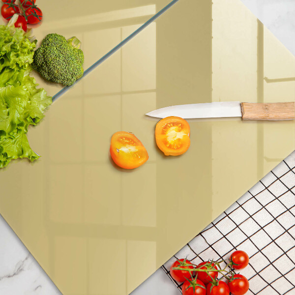 Glas Ceranfeldabdeckung Gelb