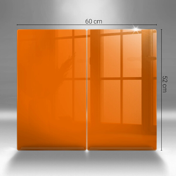 Glas Ceranfeldabdeckung orange Farbe