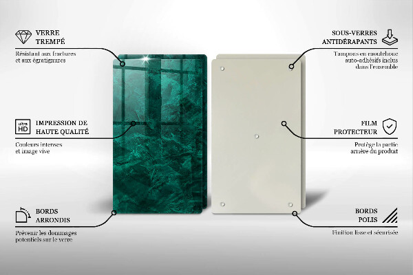 Glas Herdabdeckplatte Steinhintergrundtextur