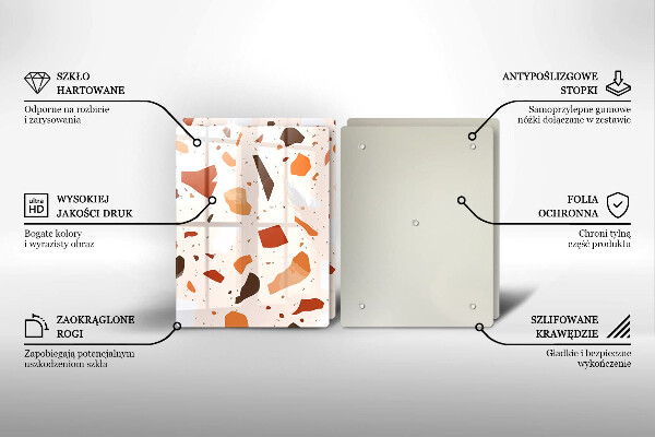 Glas Ceranfeldabdeckung Dekoratives Steinzeug