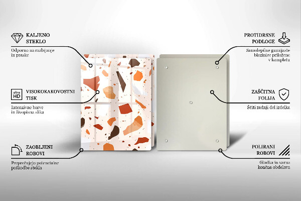 Glas Ceranfeldabdeckung Dekoratives Steinzeug