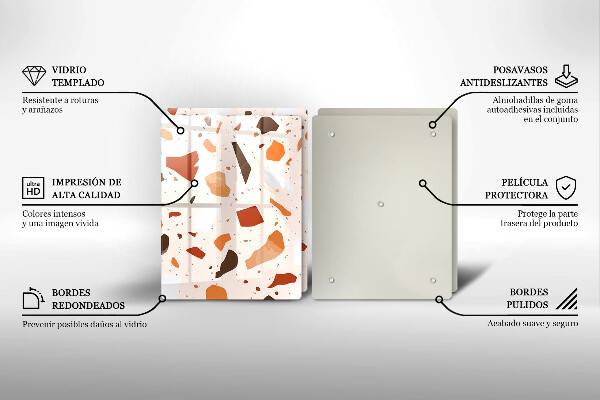 Glas Ceranfeldabdeckung Dekoratives Steinzeug