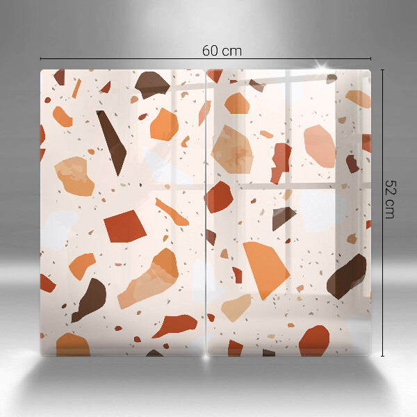Glas Ceranfeldabdeckung Dekoratives Steinzeug