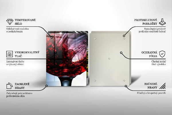 Glas Herdabdeckplatte Gläser Wein