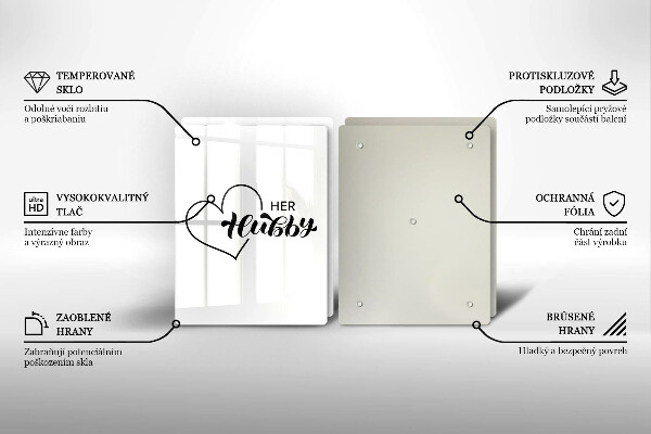Glas Ceranfeldabdeckung Inschrift Satz Muster