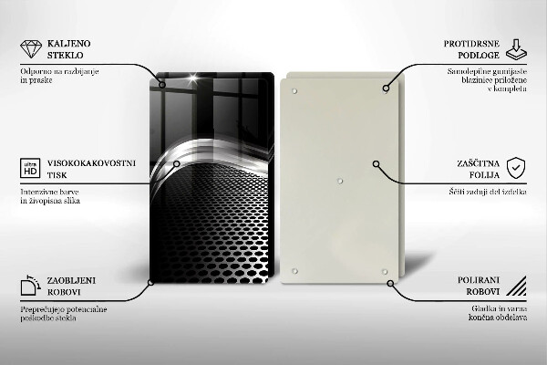 Glas Ceranfeldabdeckung Metallstruktur