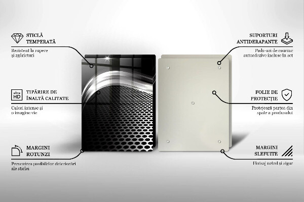Glas Ceranfeldabdeckung Metallstruktur