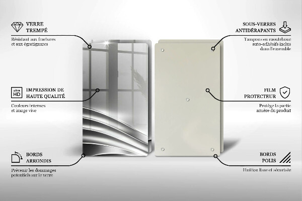 Glas Ceranfeldabdeckung Metallstruktur