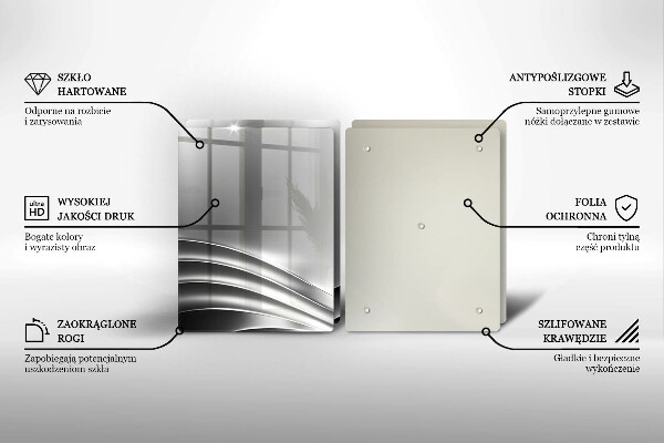 Glas Ceranfeldabdeckung Metallstruktur