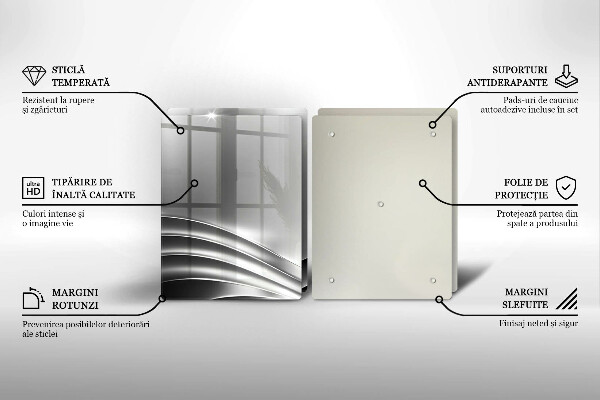 Glas Ceranfeldabdeckung Metallstruktur
