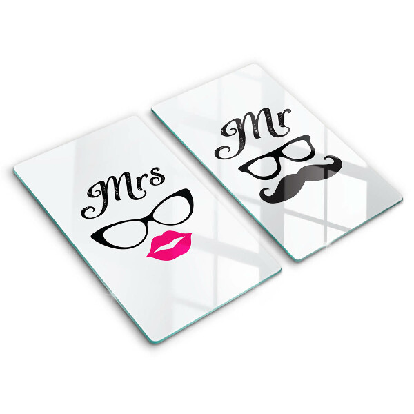 Glas Ceranfeldabdeckung Mrs Mr