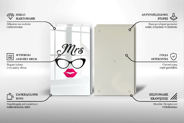 Glas Ceranfeldabdeckung Mrs Mr