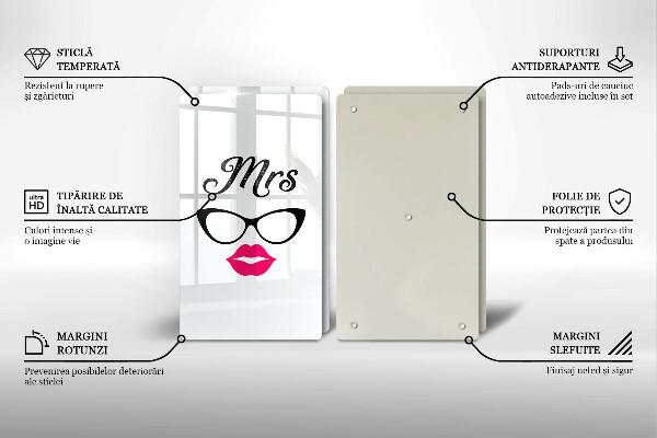 Glas Ceranfeldabdeckung Mrs Mr