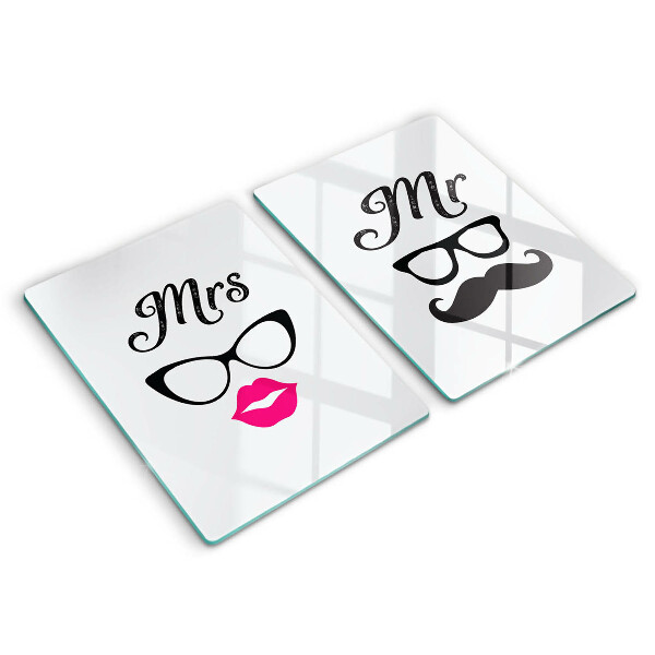 Glas Ceranfeldabdeckung Mrs Mr
