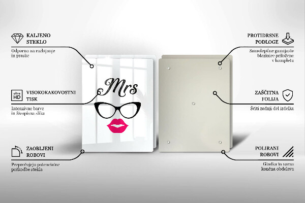 Glas Ceranfeldabdeckung Mrs Mr