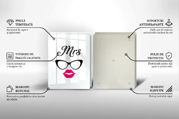 Glas Ceranfeldabdeckung Mrs Mr