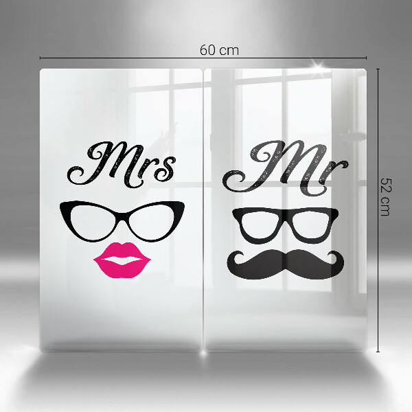 Glas Ceranfeldabdeckung Mrs Mr
