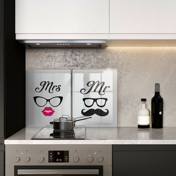 Glas Ceranfeldabdeckung Mrs Mr