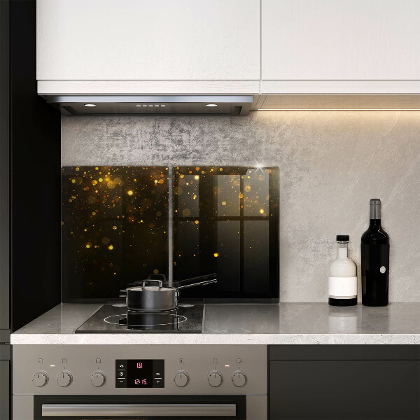 Glas Ceranfeldabdeckung Goldglitter