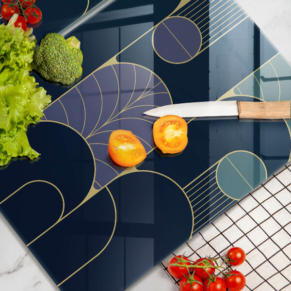 Glas Herdabdeckplatte Abstraktes Thema