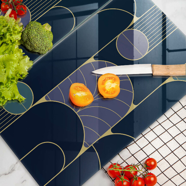 Glas Herdabdeckplatte Abstraktes Thema