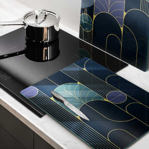 Glas Herdabdeckplatte Abstraktes Thema