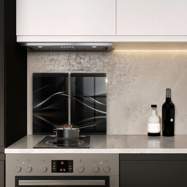 Glas Ceranfeldabdeckung Abstraktes 3D-Design