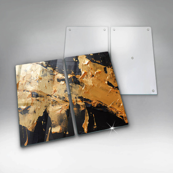 Glas Ceranfeldabdeckung Elegante Farbstruktur