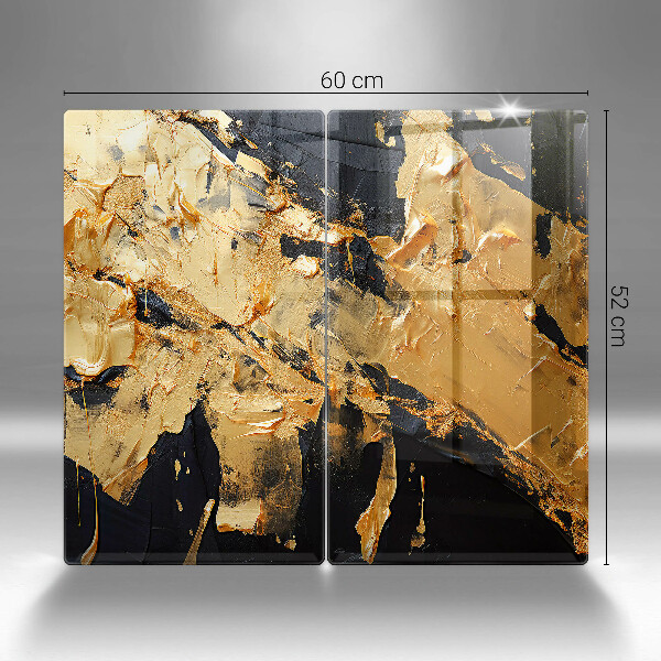 Glas Ceranfeldabdeckung Elegante Farbstruktur