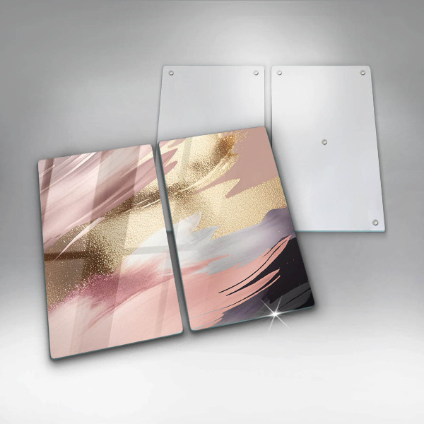 Glas Ceranfeldabdeckung Pastellflecken