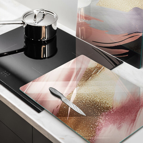 Glas Ceranfeldabdeckung Pastellflecken