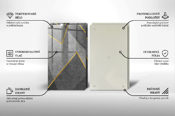 Glas Ceranfeldabdeckung Scharfe Formen