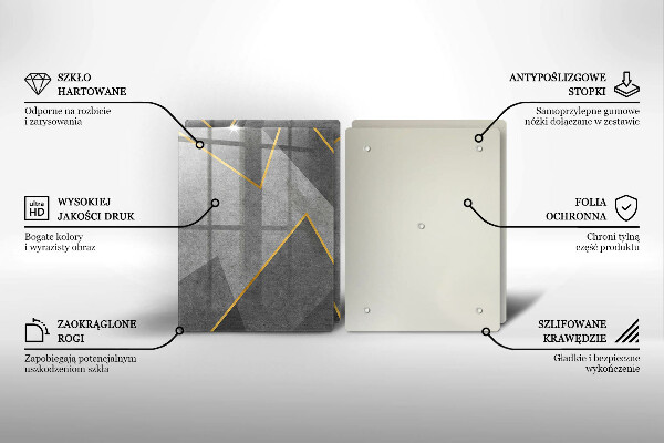 Glas Ceranfeldabdeckung Scharfe Formen