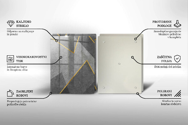 Glas Ceranfeldabdeckung Scharfe Formen