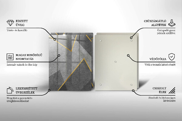 Glas Ceranfeldabdeckung Scharfe Formen