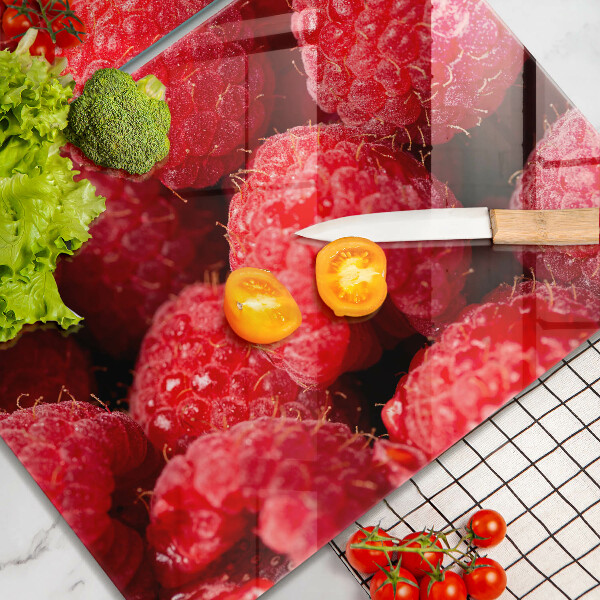 Glas Ceranfeldabdeckung Himbeerfrucht