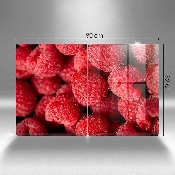 Glas Ceranfeldabdeckung Himbeerfrucht