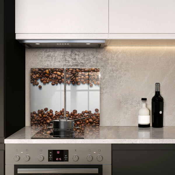 Glas Ceranfeldabdeckung Kaffeebohnen
