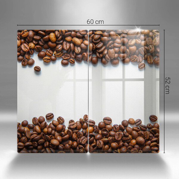 Glas Ceranfeldabdeckung Kaffeebohnen