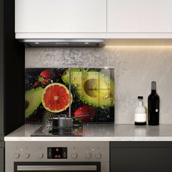 Glas Ceranfeldabdeckung Früchte und Gemüse