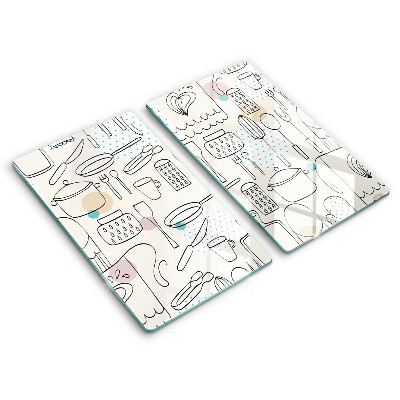 Glas Ceranfeldabdeckung Küchenzubehör