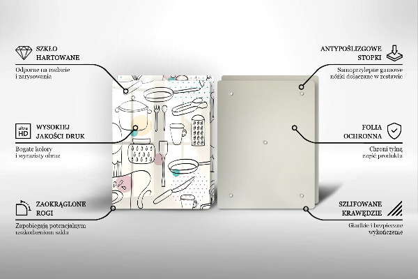 Glas Ceranfeldabdeckung Küchenzubehör