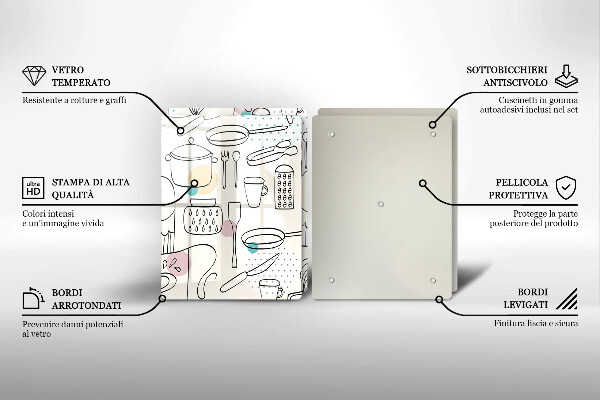 Glas Ceranfeldabdeckung Küchenzubehör