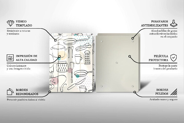 Glas Ceranfeldabdeckung Küchenzubehör