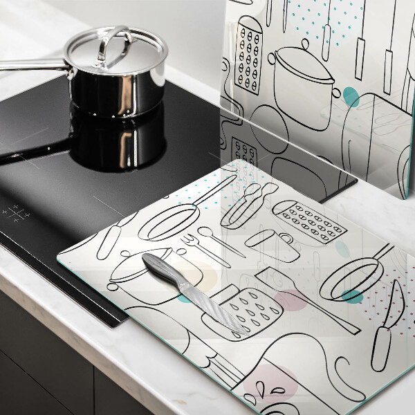 Glas Ceranfeldabdeckung Küchenzubehör