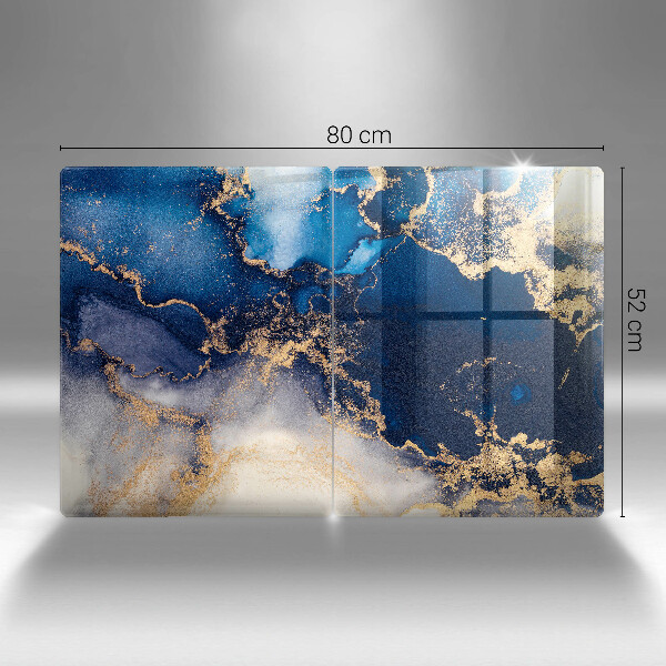 Glas Ceranfeldabdeckung Marmorabstraktion