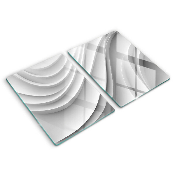 Glas Ceranfeldabdeckung Geometrische Linien